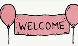 a sign that says welcome