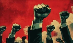 some fists rising up in resistance