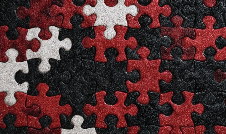 a jigsaw with gaps